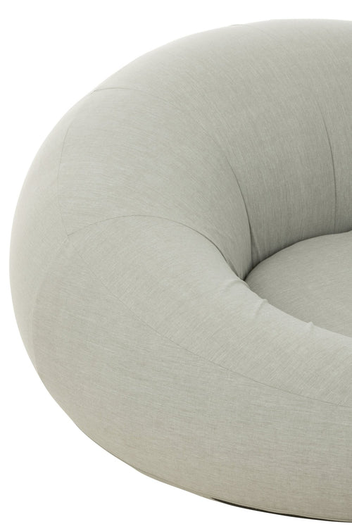 J-Line matras Donut - kunststof - grijs