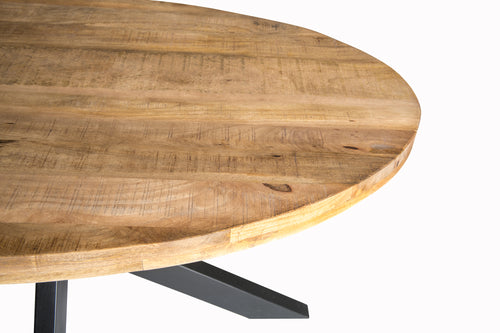Brix eetkamertafel Ovaal - 240 cm - mangohout - bruin