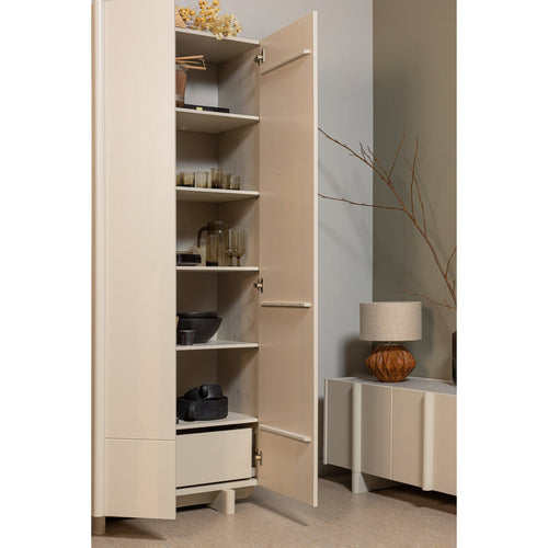 WOOOD tv-Meubel 200 cm & opbergkast 101 cm Basu - Grenen - Moss - 53x200x46/210x101x46 - vtwonen shop