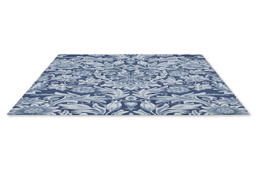 Morris & Co Sunflower Webb's Blue outdoor 427907 200x280 cm - vtwonen shop