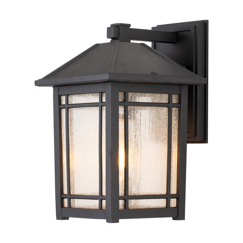 Elstead Quoizel Cedar Outdoor Wandlantaarn Zwart, IP44