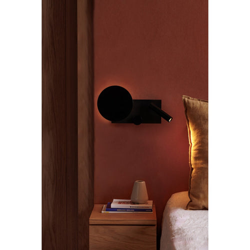 Faro KLEE Rechtsleeslamp structuur zwart 2700K