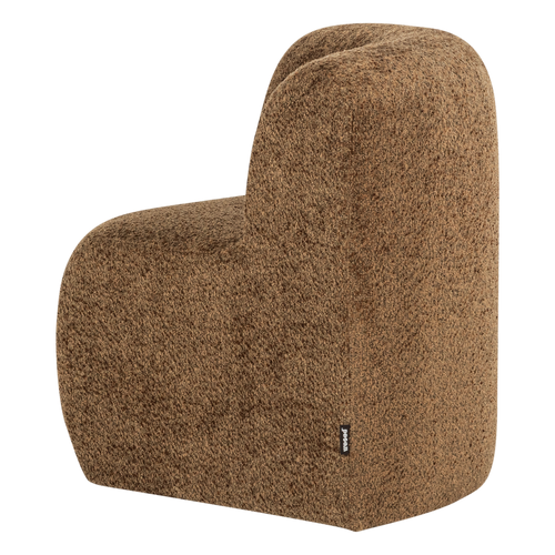 WOOOD eetbank hoek met rugleuning Mojo Base - Wollig - Honinggeel - 83x80x80