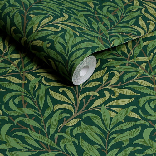 William Morris at Home vliesbehang Willow Bough Deep Green - vtwonen shop