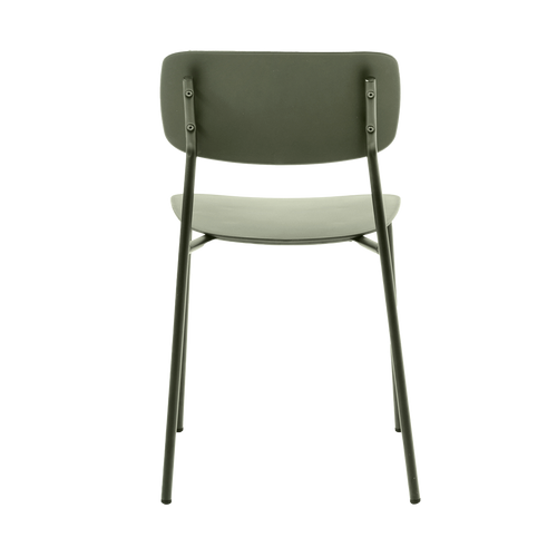 Olivine Julan Kunststof Eetkamerstoel Olijfgroen - vtwonen shop