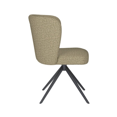 Housecraft Living Stan Eetkamerstoel Draaibaar Metaal Pistache groen