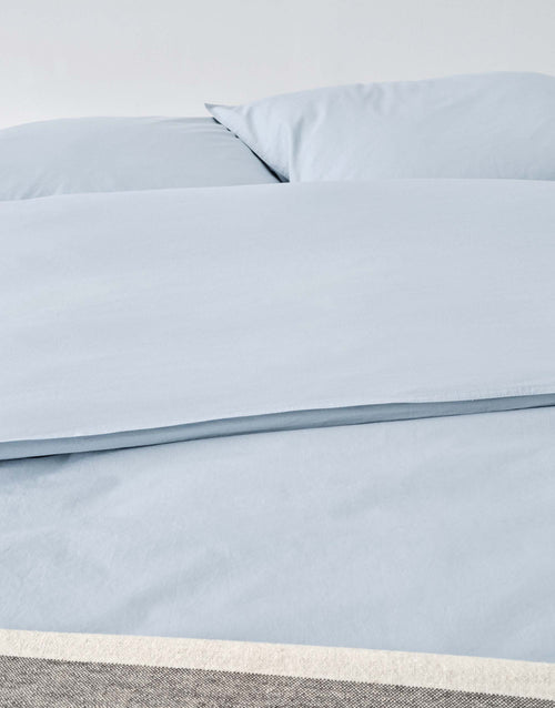 Marc O'Polo Tove dekbedovertrek - Eenpersoons – 140x200/220 cm - Powder blue