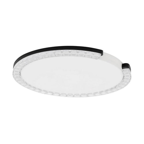 Nova Luce GREAMY Decoratieve plafondlamp Sandy Black Triac dimbare LED 21W 1365lm 3000K