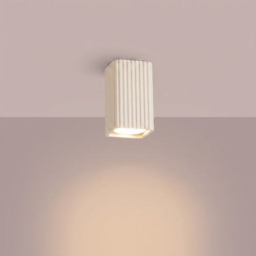 Sollux Lighting Plafondlamp RAYO 10 beige - 6x6x10cm