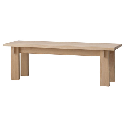 Naan Furniture Bank Begur - Massief natuurlijk hout ongelakt - 150 cm - vtwonen shop