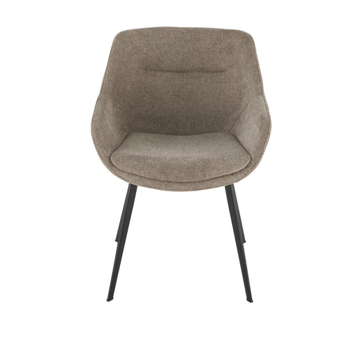 Signature - COLOMBE Set van 2 fauteuils - Beige - 58x64x79 cm