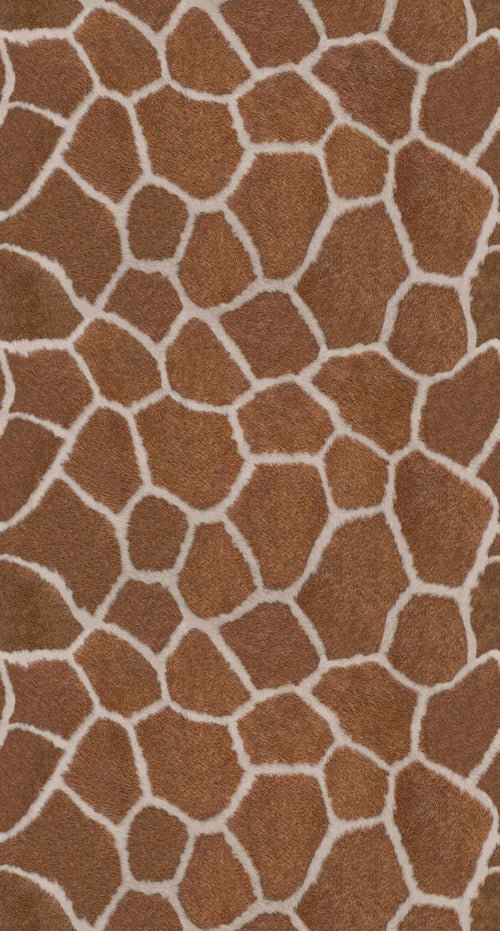 Origin Wallcoverings fotobehang giraffe huid look bruin - 150 x 279 cm - 357244