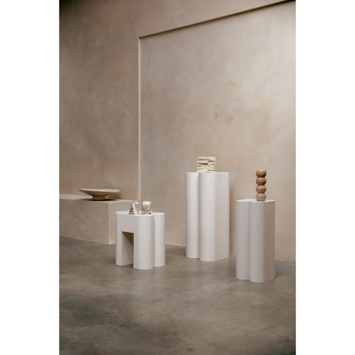 Zuiver Shape Plantenstandaard/ Plantenzuil binnen Hout - Set van 2