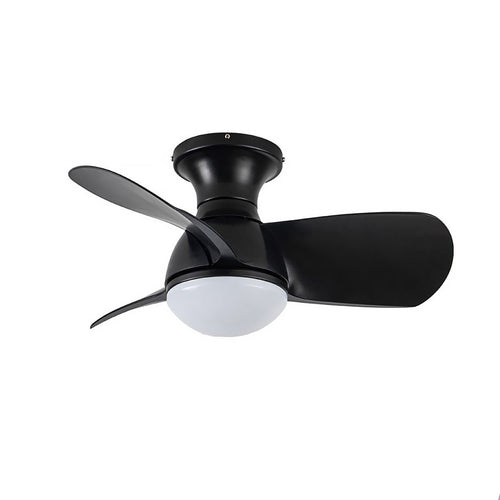 CristalRecord plafondventilator Epona - 1 lichts - 64  x 23   cm - zwart