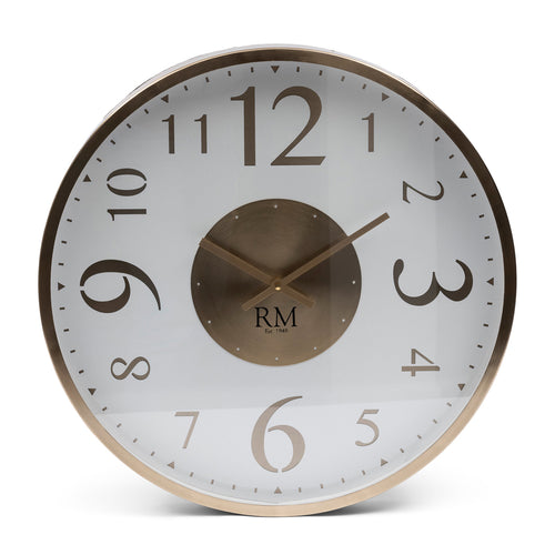 Rivièra Maison Venosa Wall Clock - IJzer, Glas - Goud - vtwonen shop