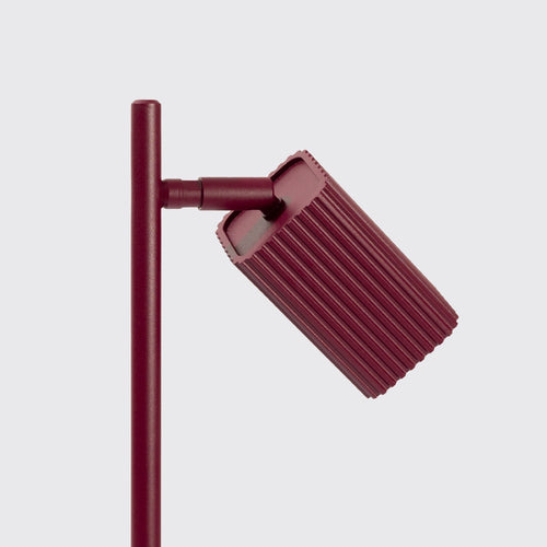 Sollux Lighting Tafellamp RAYO bordeaux - 14,5x14,5x43cm