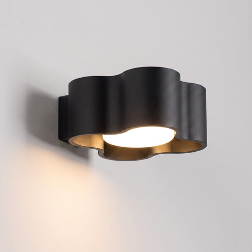 Sollux Lighting Wandlamp OVIO zwart Gx53 - 12x14,5x6cm
