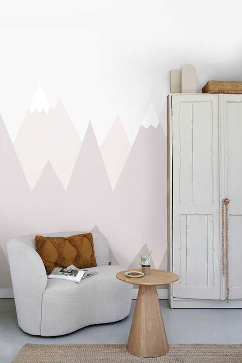 Sanders & Sanders fotobehang berglandschap beige en grijs - 375 x 270 cm - 600987 - vtwonen shop