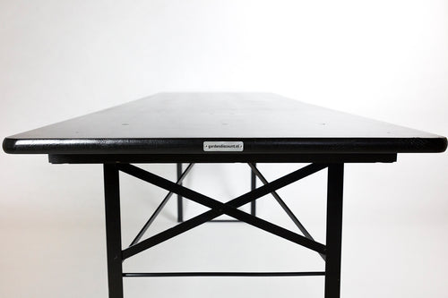 MaximaVida onderstel Berlijn bouwpakket voor inklapbare biertafel - onderstel 75 cm zwart gecoat - vtwonen shop