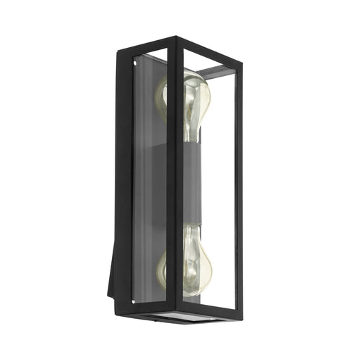 EGLO wandlamp buiten Alamonte 1 - e27 - 38 cm - zwart