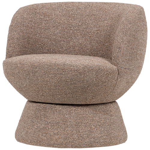 WOOOD draaifauteuil Shuffle - Melange - Bruin - 72x73x71 - vtwonen shop