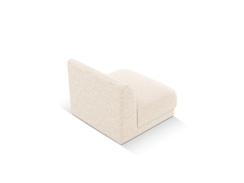 Micadoni Module Miley structurele stof ivoor - 90x75x70cm