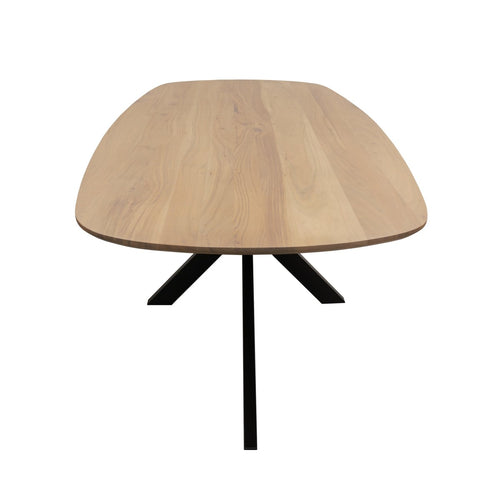 Kick eettafel Dana - 240cm - Lichtbruin