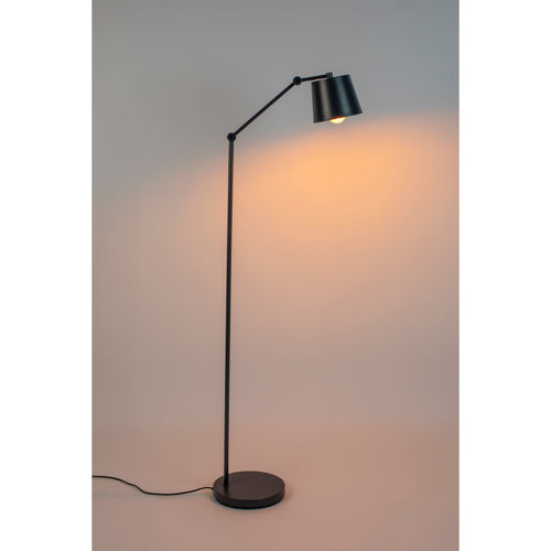 Housecraft Living Hajo Vloerlamp/ Staande Leeslamp Zwart - vtwonen shop