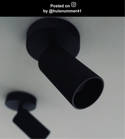 Lucide plafondspot CLUBS - 1xGU10 - Zwart - vtwonen shop