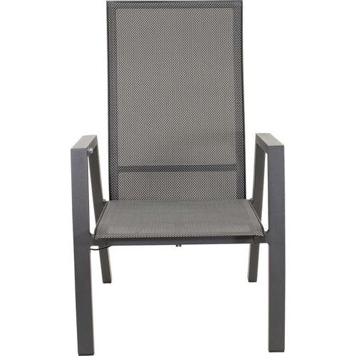 Lesli Living bistrostoel Malik - grijs - 65x75x105cm - set van 2