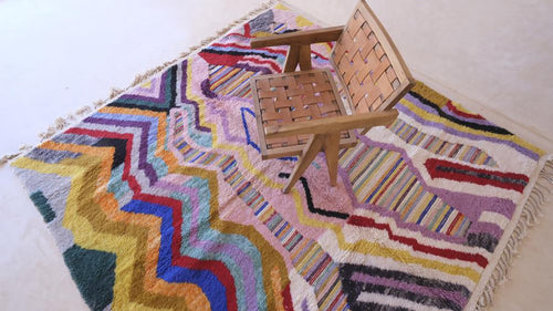 AFK Living vloerkleed Berber - handgemaakt - Wol - 140 x 200 cm