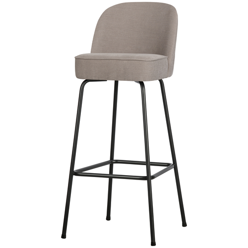 BePureHome barstoel 80cm Vogue - Stof - Zand - 103x50x55 - vtwonen shop