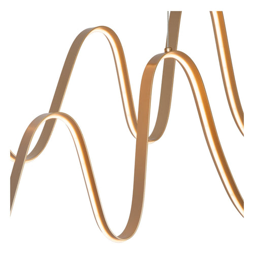 Lucide hanglamp LAMBADA - Geïntegreerde LED - Mat Goud / Messing - vtwonen shop