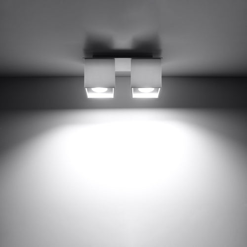 Sollux Lighting Plafondlamp QUAD 2 wit - 26x11x12cm