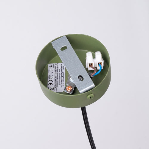 Sollux Lighting Hanglamp ARCHE 1 olijfgroen - 8x8x120cm