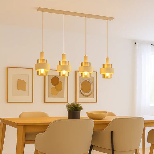 Highlight hanglamp Marrone - 4 lichts - 110  x 150   cm - beige - vtwonen shop