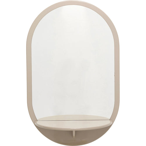 Kare Design Spiegel Groove 110x70cm taupe