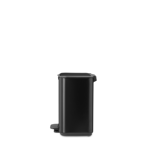 Brabantia Bo Pedaalemmer, 4 liter, stil sluitend, kunststof binnenemmer - Matt Black