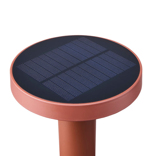 Lighto | Tafellamp rood solar voor buiten | Oplaadbaar | Werkt op zonne-energie - vtwonen shop