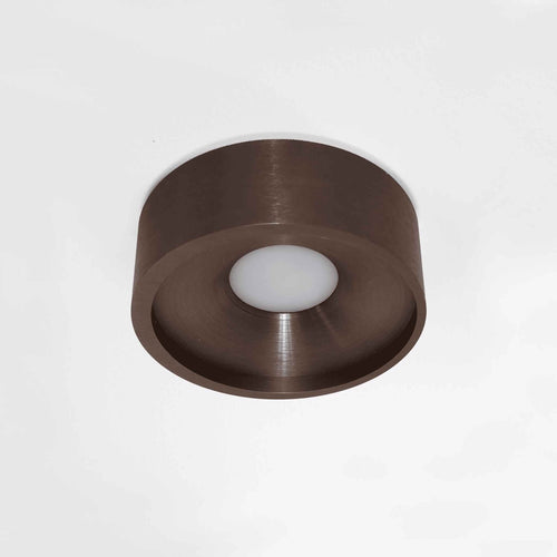 Artdelight plafondlamp Orlando - 1 lichts - 14  x 5   cm - mat brons - vtwonen shop