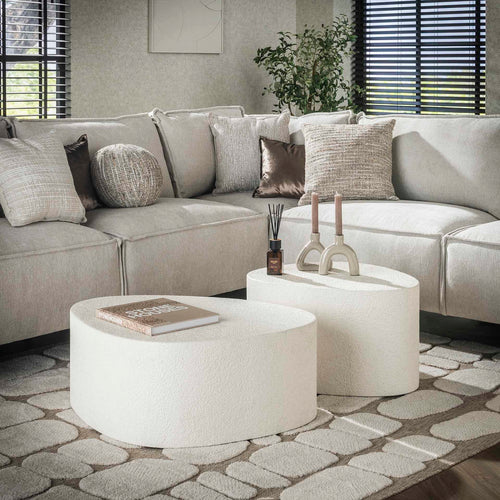 Giga Meubel Salontafel Stone Driehoekig - Marmer - Set van 2 - vtwonen shop