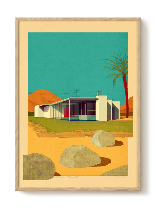 Sander Patelski - Richard Neutra Grace Miller House - PSTR studio Kunst Poster - vtwonen shop