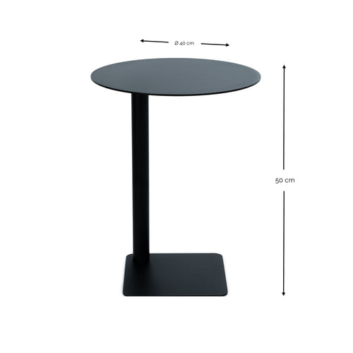 Spinder Design bijzettafel Sunny 50 - Burgundy - Ø 40