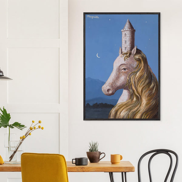 Artfulprints Poster René Magritte - Le coeur du monde - 70x100 cm