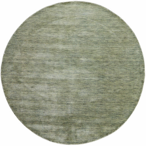 Vloerkleed MOMO Rugs Panorama Uni Rond Green 150 rond