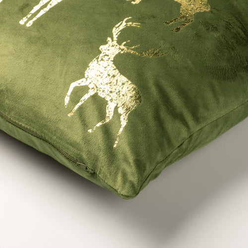 Textino sierkussen Nordic Reindeer - groen