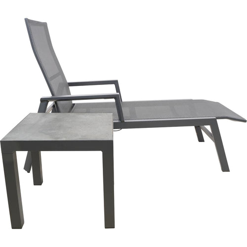 Lesli Living tuintafel Down - grijs - 50x50x46m