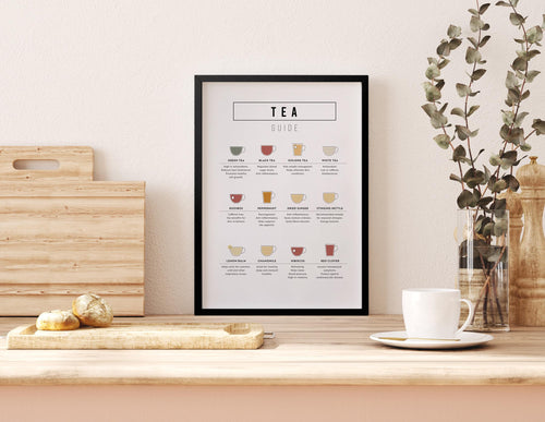 Zwarte lijst met kader 40x30 thee - vtwonen shop