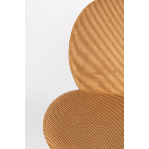 Zuiver Bonnet Eetkamerstoelen Okergeel - Set van 2