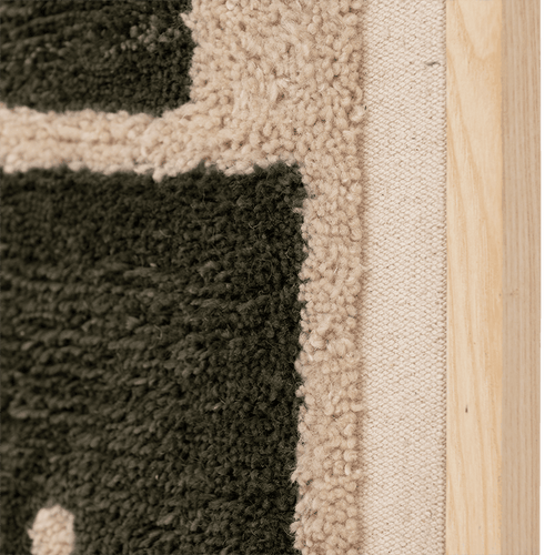 Urban Nature Culture wanddecoratie Macio A Bronze Green - 40x52x2cm - vtwonen shop